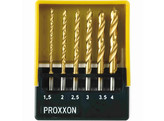 Proxxon - HSS-spiraalboorset met centreerpunt - As O3 mm  6st 