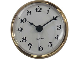 White arabic clock insert 70 mm