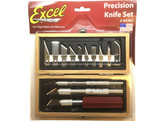 Excel - Precisie scalpel en hobbymesjes set  16st 