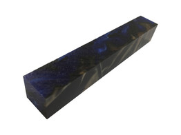Acryl acetaat - Blauw / Zwart / Goud - 20 x 20 x 130 mm