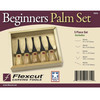 Flexcut - Beginner s set with palm chisels  5pc 