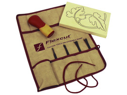 Flexcut - Wood carving set with loose blades  5pc 