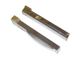 2 Square bench dogs - 19 x 16 mm - Length 170 mm