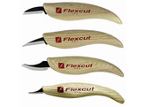 Flexcut - Set of sculpting knives with pouch  4pc 