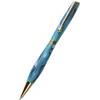 Premium Twist with decorated band - Ball-point pen mechanism - Gold-plated